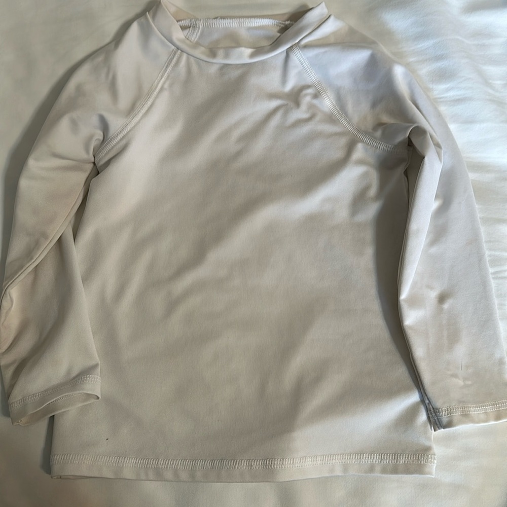 White 3T Swimshirt